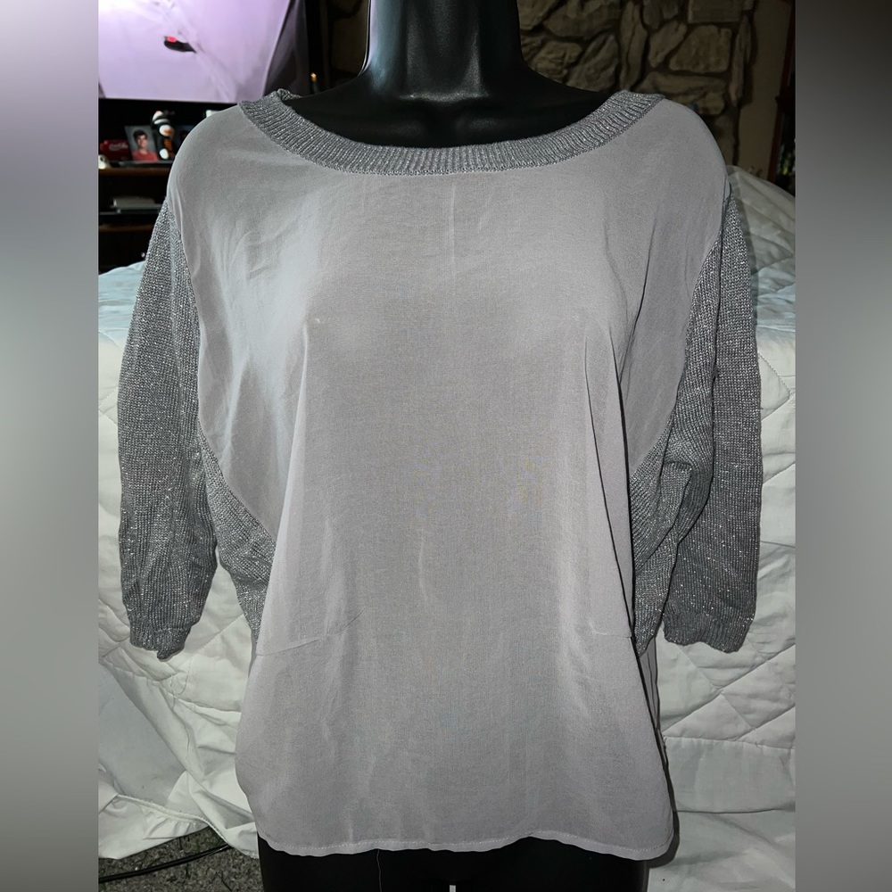 Coco & tashi Sparkling Sheer Sweater